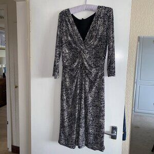 Phase Eight Long Sleeve Dress With Rouching Detail